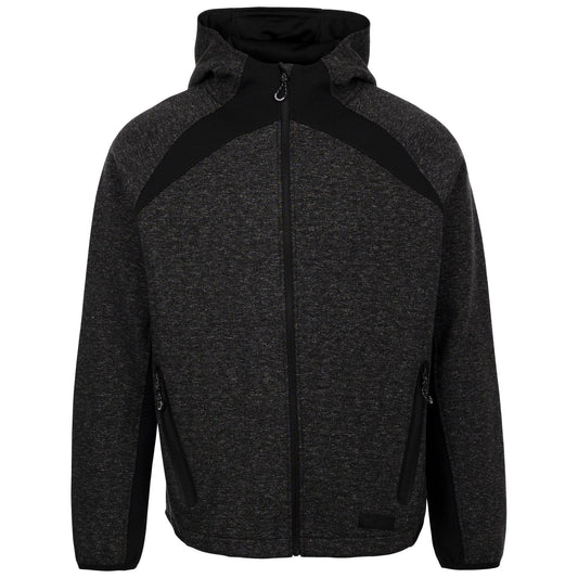 Black - Front - Trespass Mens Chapa Hoodie