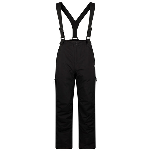 Black - Front - Trespass Mens Shaun Ski Trousers