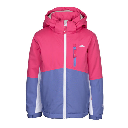 Soft Pink - Front - Trespass Childrens-Kids Lennox Ski Jacket