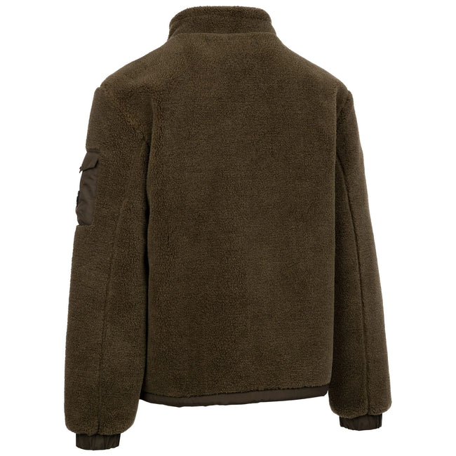 Dark Vine - Back - Trespass Mens Edwalton AT300 Fleece Jacket