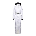White - Front - Trespass Womens-Ladies Valene DLX Ski Suit