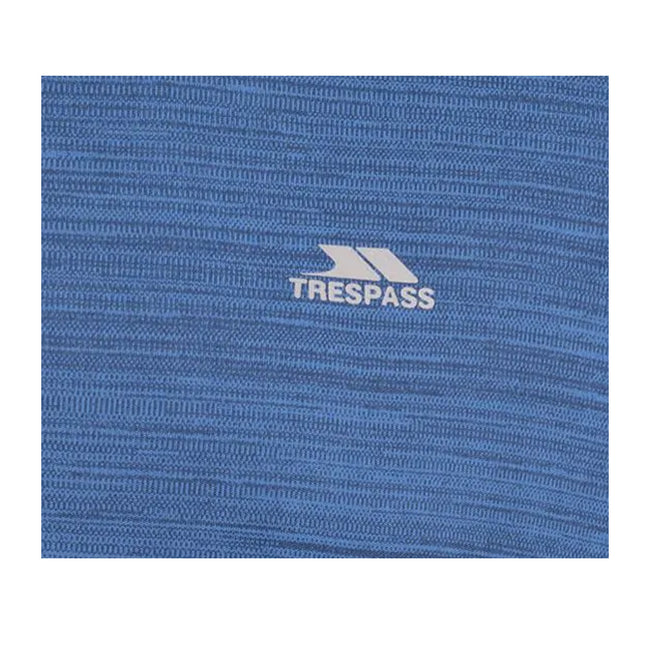 Navy Marl - Side - Trespass Mens Adamo Active T-Shirt