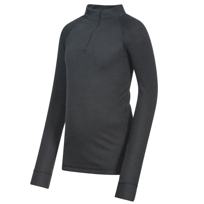 Black - Lifestyle - Trespass Childrens-Kids Unite360 Thermal Base Layers Set