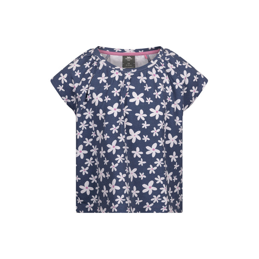 Blue Tone - Front - Trespass Girls Josey Floral T-Shirt