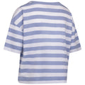 Cool Blue - Back - Trespass Womens-Ladies Donna Striped Boxy T-Shirt