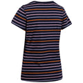 Navy-Multicoloured - Back - Trespass Womens-Ladies Michaela Striped T-Shirt