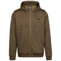 Marshland Marl - Front - Trespass Mens Fewston Full Zip Hoodie