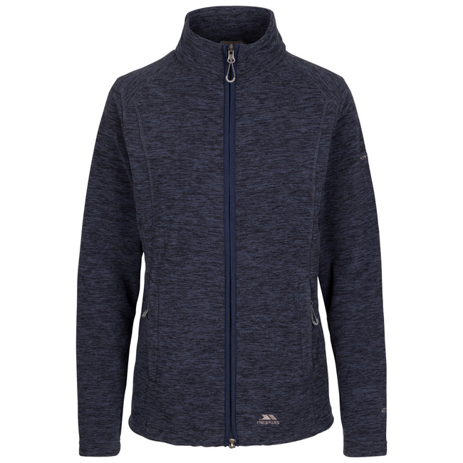Navy Marl - Front - Trespass Womens-Ladies Reply AT200 Fleece Jacket