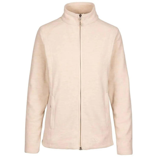 Cream Blush - Front - Trespass Womens-Ladies Reply AT200 Fleece Jacket