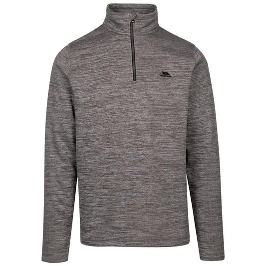 Grey - Front - Trespass Mens Frimley Marl AT200 Fleece Jacket