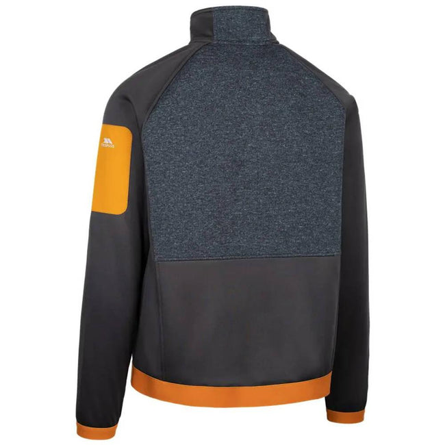 Navy Marl - Back - Trespass Mens AT300 Foxearth Full Zip Fleece Jacket