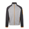 Grey Marl - Front - Trespass Mens AT300 Foxearth Full Zip Fleece Jacket