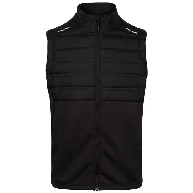 Black - Front - Trespass Mens Alsek Hybrid Gilet