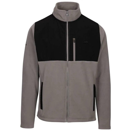Storm Grey - Front - Trespass Mens Falkenham Fleece Jacket