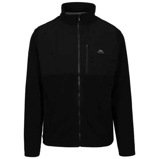 Black - Front - Trespass Mens Falkenham Fleece Jacket