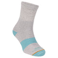 Indigo Tone-Heather Grey-Pink Haze - Pack Shot - Trespass Womens-Ladies Wendall Socks (Pack of 5)