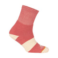 Indigo Tone-Heather Grey-Pink Haze - Side - Trespass Womens-Ladies Wendall Socks (Pack of 5)