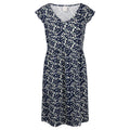 Navy - Front - Trespass Womens-Ladies Gertha Daisy Jersey Dress