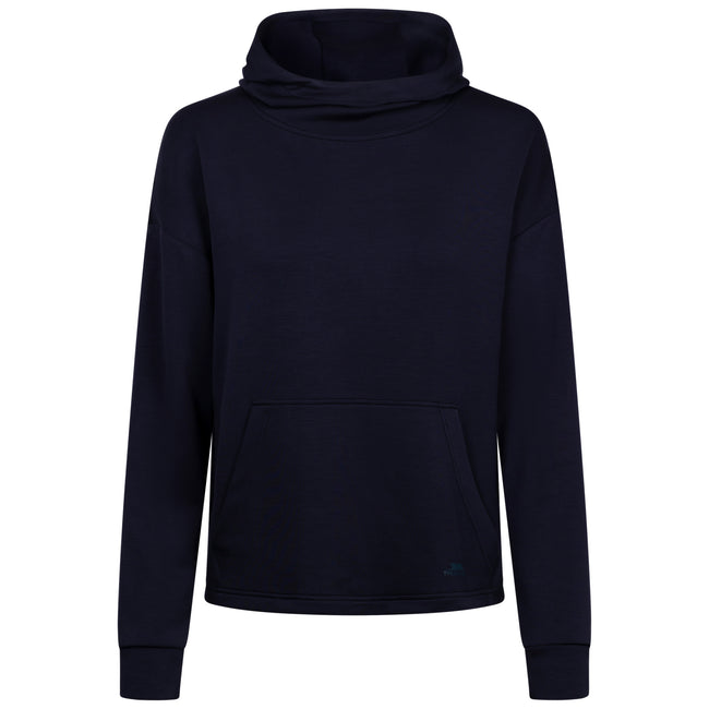 Navy - Front - Trespass Womens-Ladies Grayling Active Hoodie