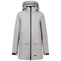 Soft Stone - Front - Trespass Womens-Ladies Tiverton Waterproof Jacket