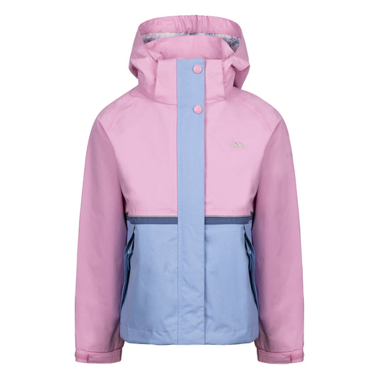 Sweet Pink - Front - Trespass Girls Allora TP50 Waterproof Jacket