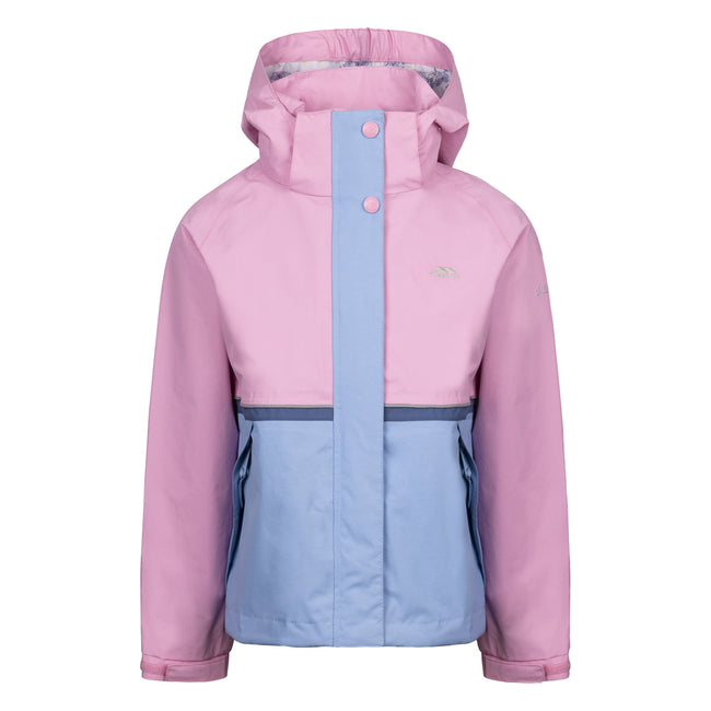 Sweet Pink - Front - Trespass Girls Allora TP50 Waterproof Jacket