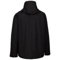 Black - Back - Trespass Mens Ferryhill Waterproof Jacket