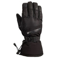 Black - Back - Trespass Unisex Adult Edonia DLX Leather Ski Gloves