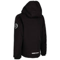 Black - Back - Trespass Childrens-Kids Gordy DLX Ski Jacket