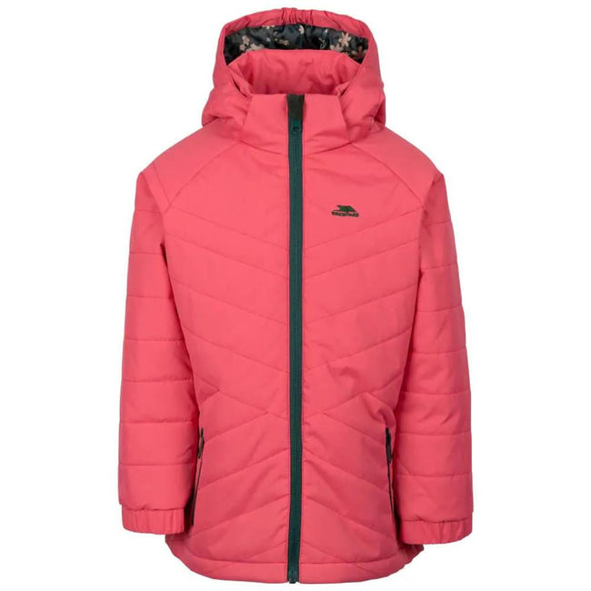 Strawberry - Front - Trespass Childrens-Kids Andee Quilted Casual Jacket