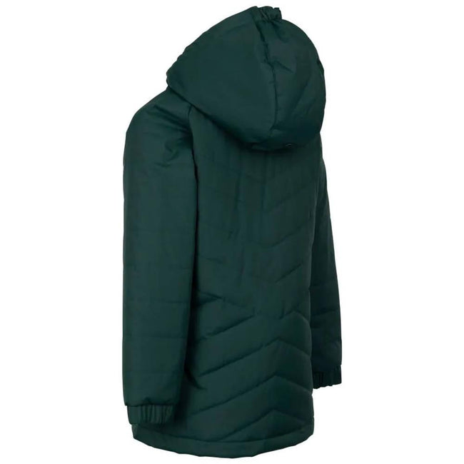 Pine - Back - Trespass Childrens-Kids Andee Quilted Casual Jacket