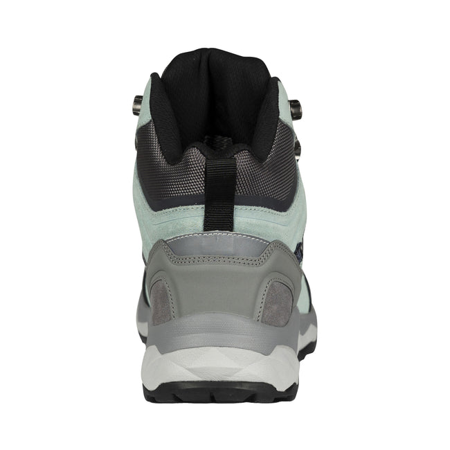 Grey - Back - Trespass Womens-Ladies Ismay Suede Waterproof Walking Boots