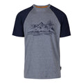 Navy Marl - Front - Trespass Mens Fullmer Mountain T-Shirt