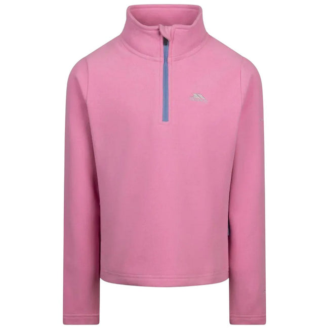 Sweet Pink - Front - Trespass Childrens-Kids Nollan Microfleece AT200 Fleece