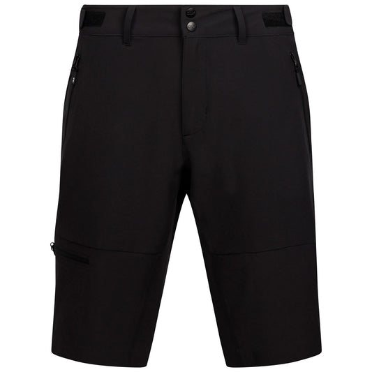 Black - Front - Trespass Mens Ralf DLX Cargo Shorts