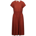 Burnt Sienna - Front - Trespass Womens-Ladies Susanne Casual Midi Dress