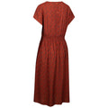 Burnt Sienna - Back - Trespass Womens-Ladies Susanne Casual Midi Dress