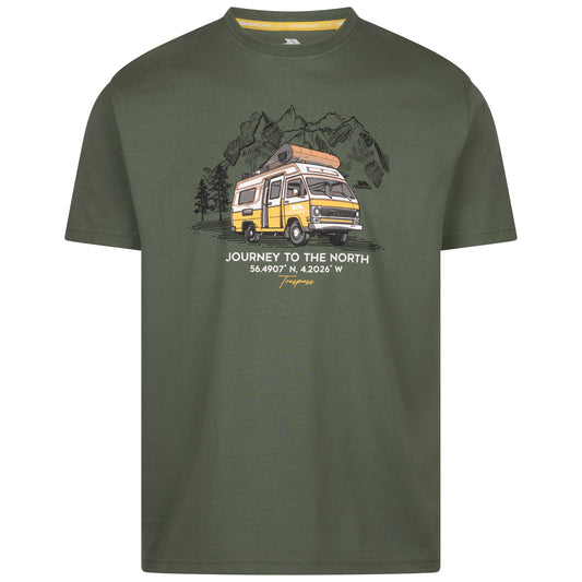 Green Willow - Front - Trespass Mens Tokso T-Shirt