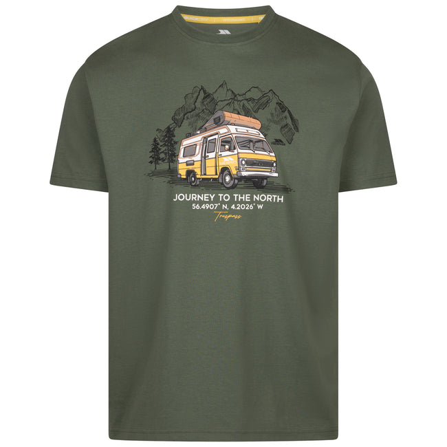 Green Willow - Front - Trespass Mens Tokso T-Shirt