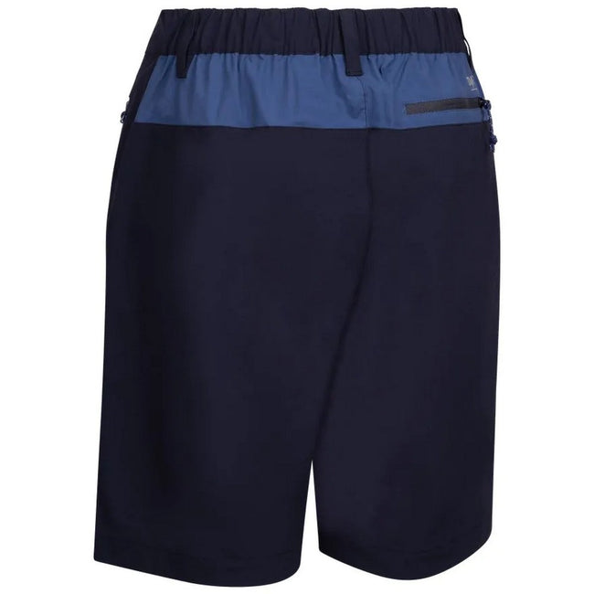 Navy - Back - Trespass Womens-Ladies Quest Shorts