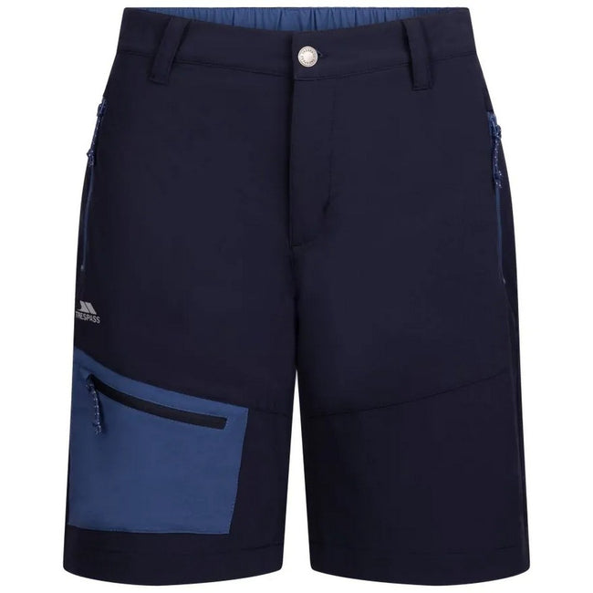 Navy - Front - Trespass Womens-Ladies Quest Shorts