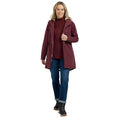 Mulberry - Side - Trespass Womens-Ladies Risha TP50 Fleece Lined Waterproof Jacket