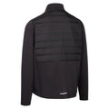 Black - Back - Trespass Mens Jorge Hybrid Jacket