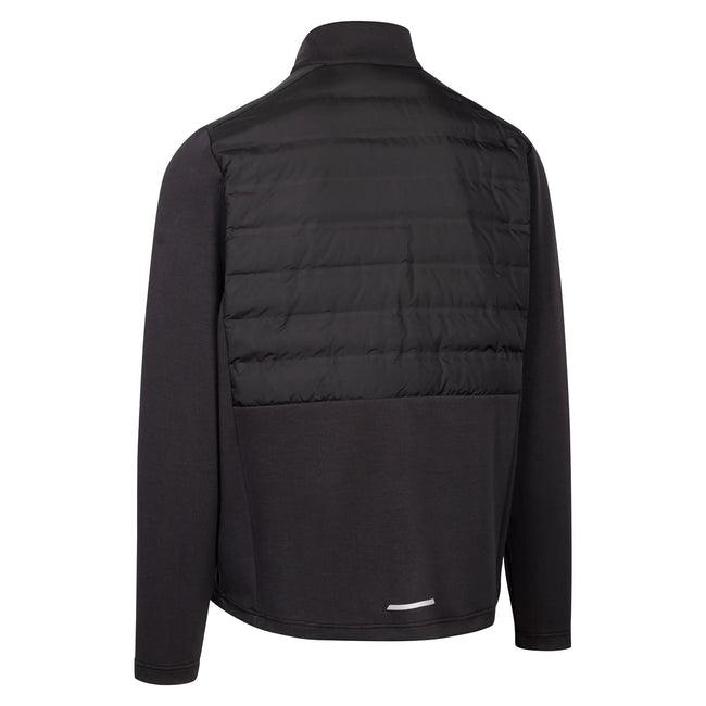 Black - Back - Trespass Mens Jorge Hybrid Jacket