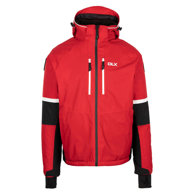 Red - Front - Trespass Mens Mackle DLX Ski Jacket