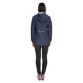 Navy - Lifestyle - Trespass Womens-Ladies Flourish Waterproof Jacket