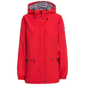 Red - Front - Trespass Womens-Ladies Flourish Waterproof Jacket
