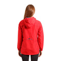 Red - Lifestyle - Trespass Womens-Ladies Flourish Waterproof Jacket