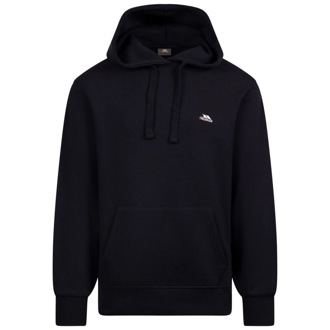 Navy - Front - Trespass Mens Truman Logo Hoodie