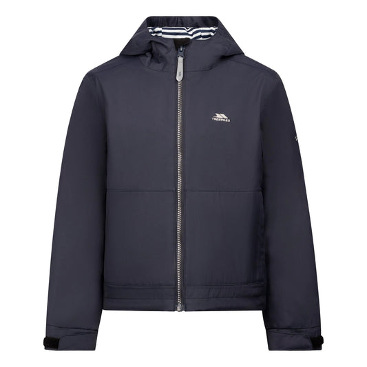 Black - Front - Trespass Childrens-Kids Malio Waterproof Jacket